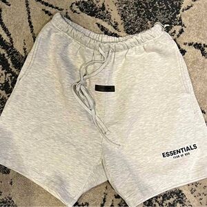 Essentials Men's Light Gray Athletic Shorts